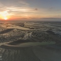 Survol de la Baie de Somme à marée basse (La Mollière d'Aval)