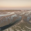 La baie de Somme à marée basse - vue sur la pointe du Hourdel