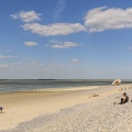 Bancs de sable au Hourdel transformés en plage