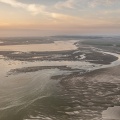 Aube sur la baie de Somme à marée basse