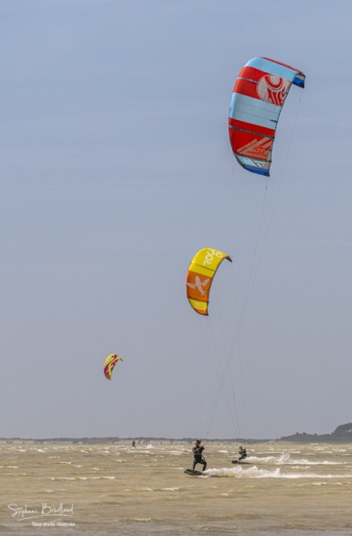 Le spot de kitesurf du Crotoy