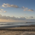 Crépuscule sur la plage du Crotoy et coucher de soleil