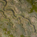 Les mollières de la Baie de Somme (vue aérienne)