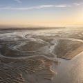 La baie de Somme à marée basse