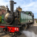 Le petit train de la baie de Somme en gare de Saint-Valery