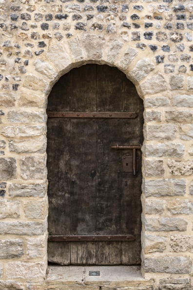 Vieille porte dans les remparts de Saint-Valery