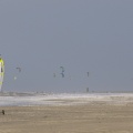 Chars-à-voile sur la plage de Quend-Plage