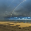 Arc-en-ciel sur la plage de Berck-sur-mer