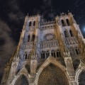 La cathédrale d'Amiens en nocturne