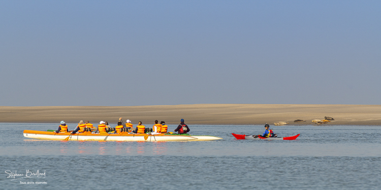 Pirogues et Kayak de mer au Hourdel